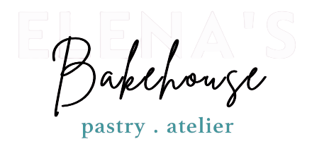 Elena's Logo White Black Blue 1